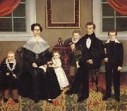 Erastus Salisbury Field Joseph Moore and His Family oil on canvas